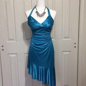 SALE PEARL BLUE HOMECOMING, PROM, FANCY DRESS